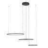Nowoczesna czarna lampa wisząca LED potrójny okrąg CIRCOLO 11648 Nowodvorski Lighting